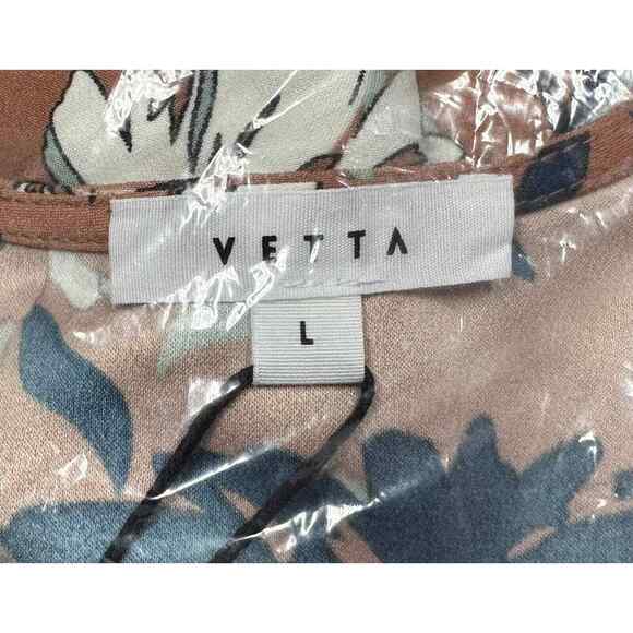Vetta The Convertible Wrap Tie Dress Retro Floral Print Size Large New NWT - Picture 6 of 6